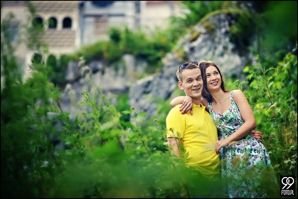 sesja narzeczeńska pieskowa skała,plener ślubny w ojcowie