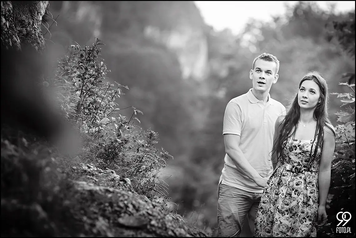 sesja narzeczeńska pieskowa skała,plener ślubny w ojcowie