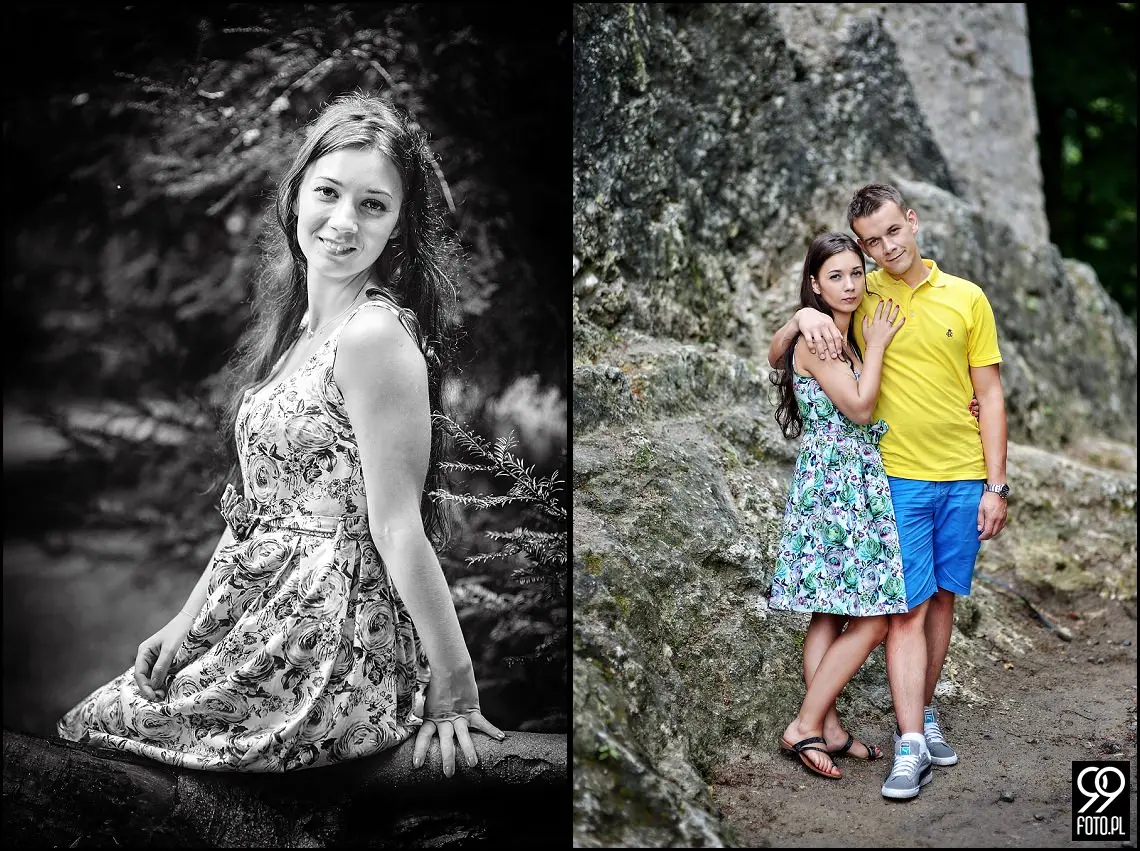 sesja narzeczeńska pieskowa skała,plener ślubny w ojcowie
