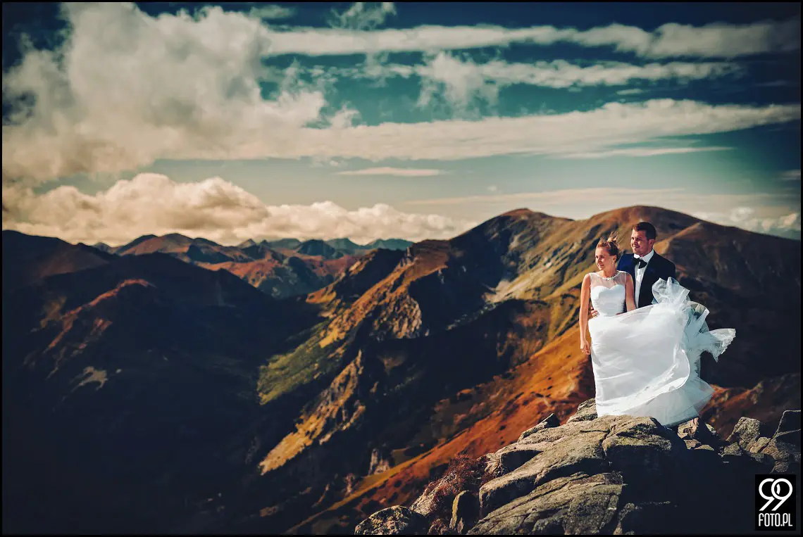 Opactwo Cystersów Mogiła, Plener ślubny Czarny Staw Gąsienicowy, Sesja zdjęciowa Kasprowy Wierch