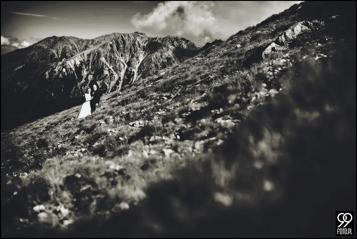 Opactwo Cystersów Mogiła, Plener ślubny Czarny Staw Gąsienicowy, Sesja zdjęciowa Kasprowy Wierch