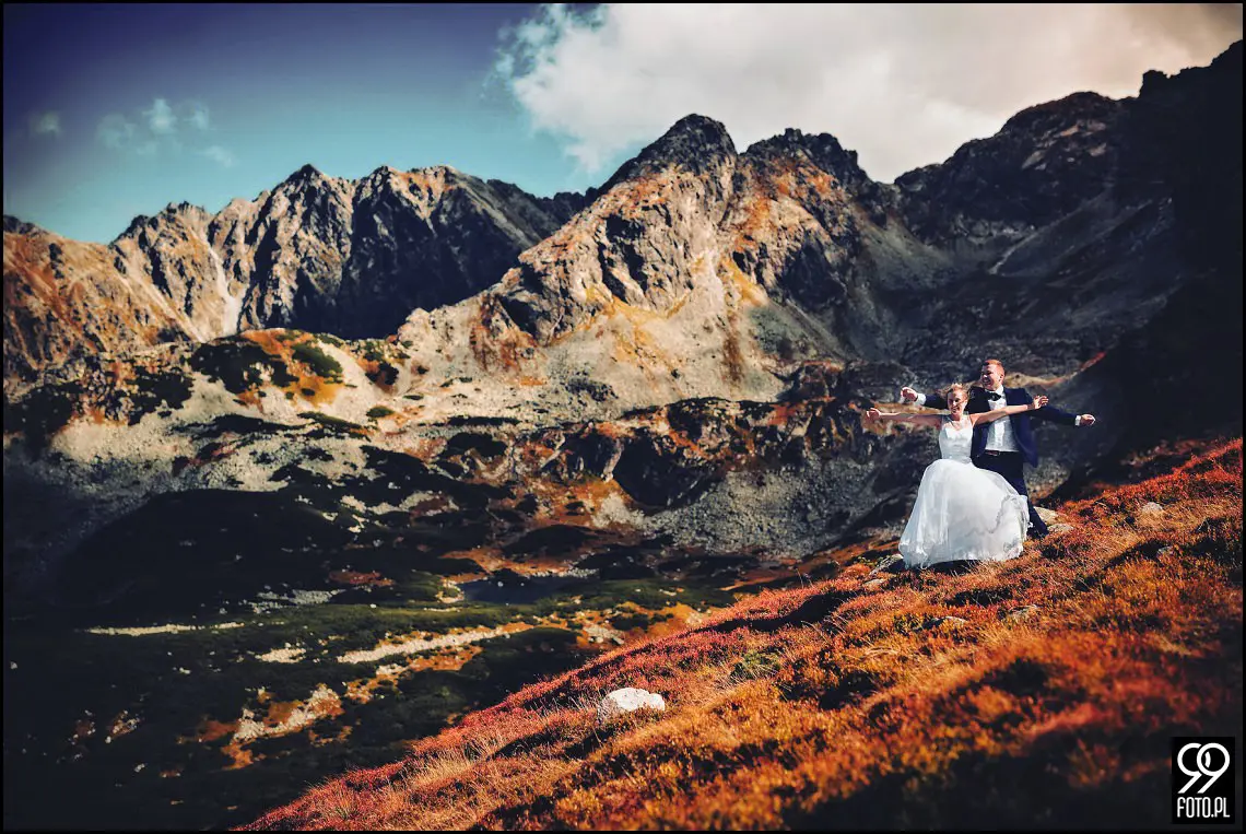 Opactwo Cystersów Mogiła, Plener ślubny Czarny Staw Gąsienicowy, Sesja zdjęciowa Kasprowy Wierch