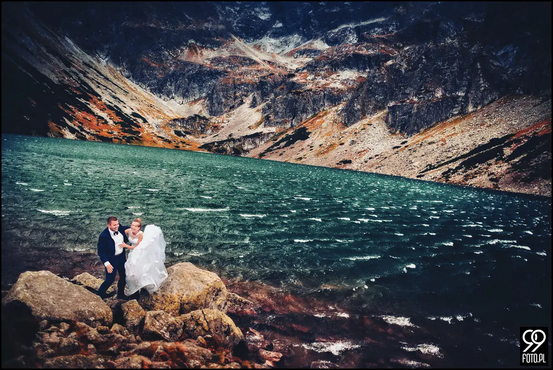 Opactwo Cystersów Mogiła, Plener ślubny Czarny Staw Gąsienicowy, Sesja zdjęciowa Kasprowy Wierch