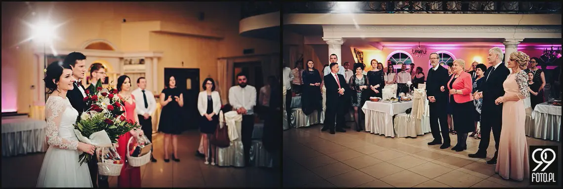 Hotel Margerita Kraków, magiczny wystrój sali weselnej, ślub w Krakowie