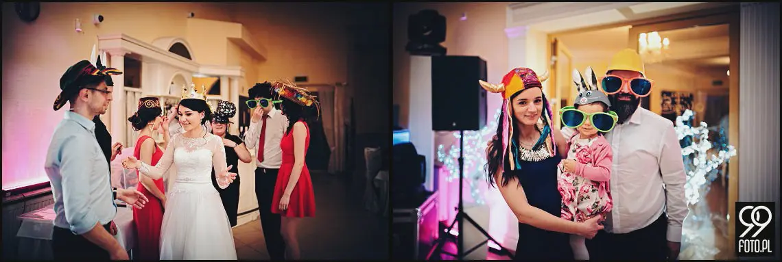 Hotel Margerita Kraków, magiczny wystrój sali weselnej, ślub w Krakowie