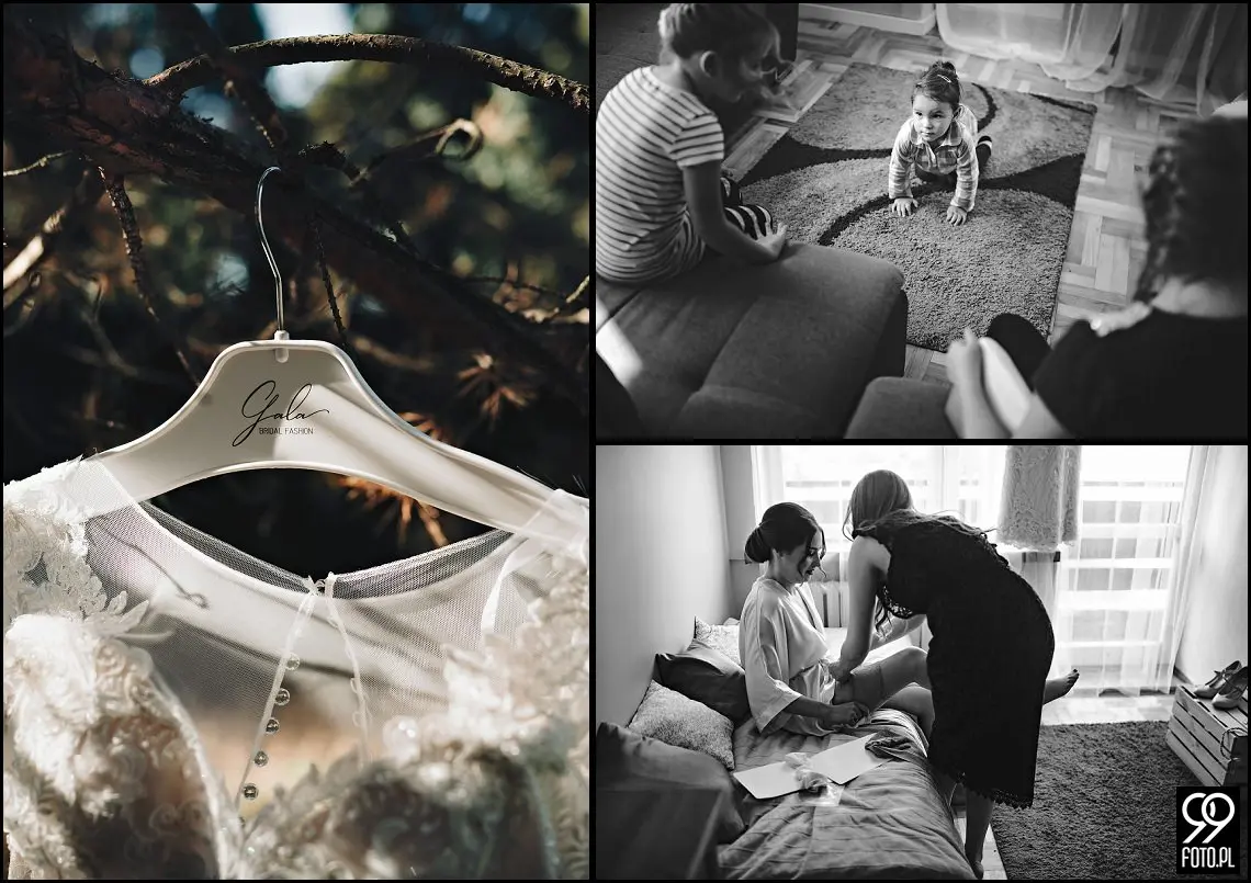 Zielone Wzgórze Koniusza, fotograf ślubny Proszowice, garbus do ślubu