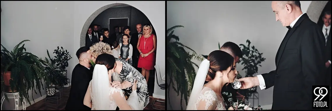 Zielone Wzgórze Koniusza, fotograf ślubny Proszowice, garbus do ślubu