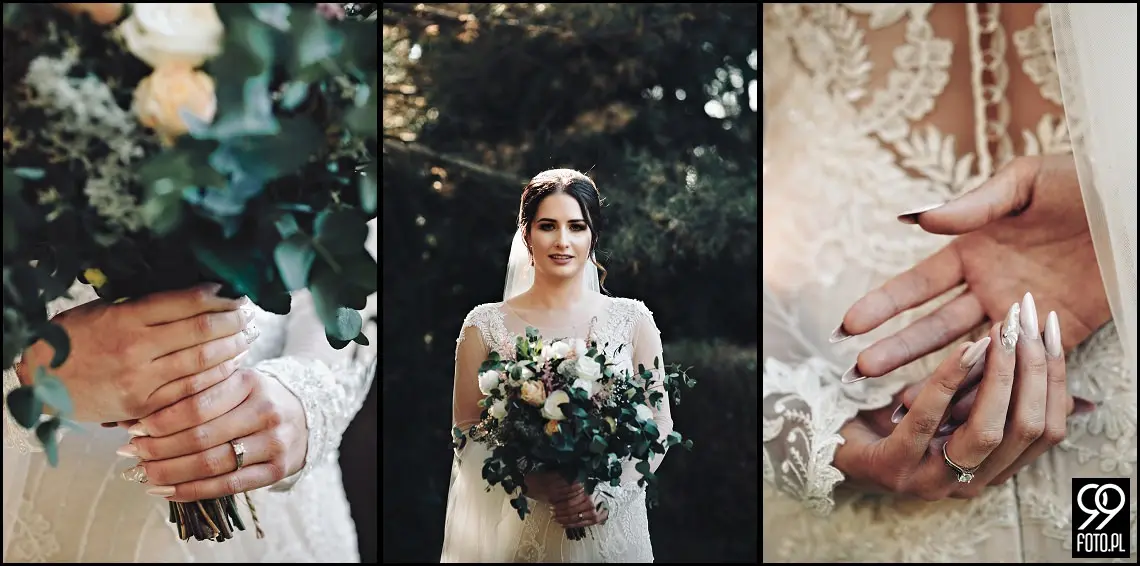 Zielone Wzgórze Koniusza, fotograf ślubny Proszowice, garbus do ślubu