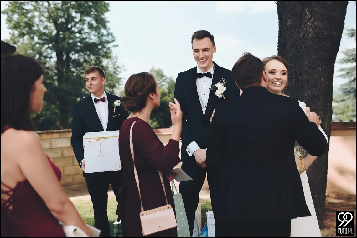 wesele Euforia Myślenice, plener Ślubny Dwór Mogilany, dobry fotograf Kraków