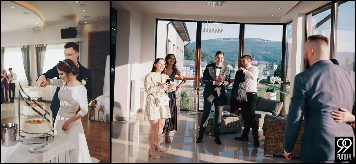 wesele Euforia Myślenice, plener Ślubny Dwór Mogilany, dobry fotograf Kraków