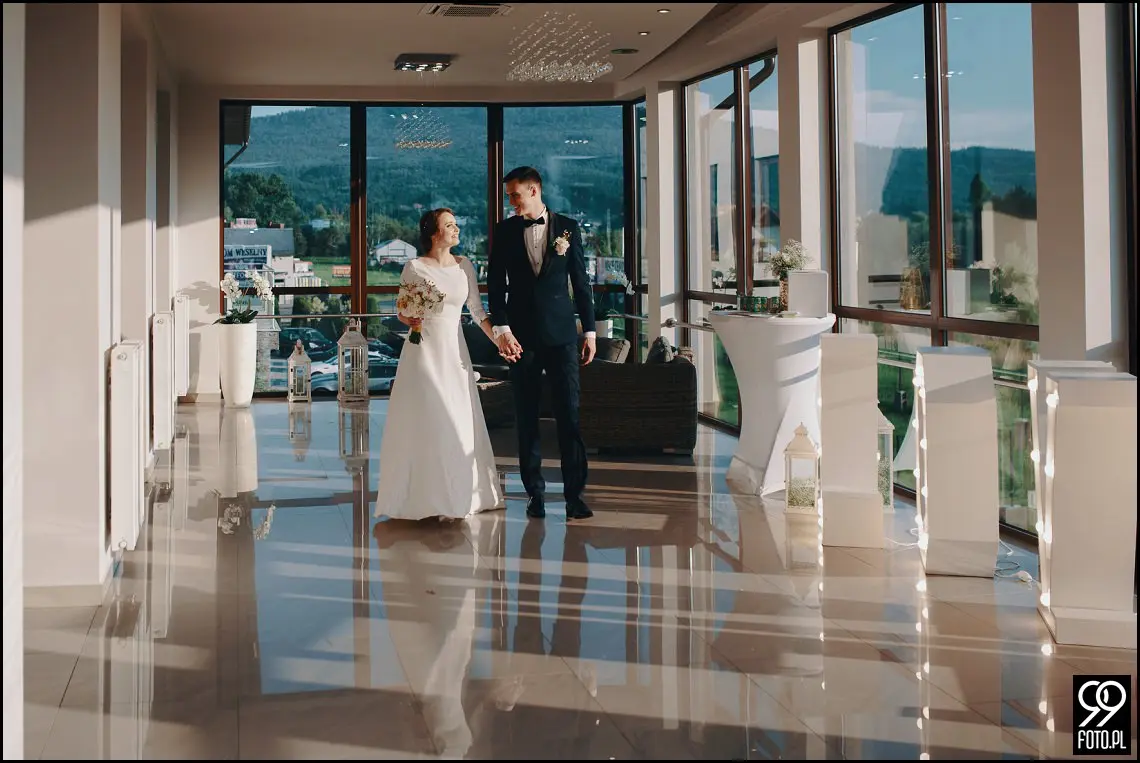 wesele Euforia Myślenice, plener Ślubny Dwór Mogilany, dobry fotograf Kraków