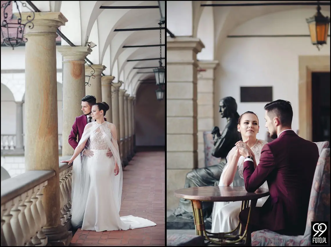 plener ślubny niepołomice, plener ślubny Zamek Króleski w Niepołomicach