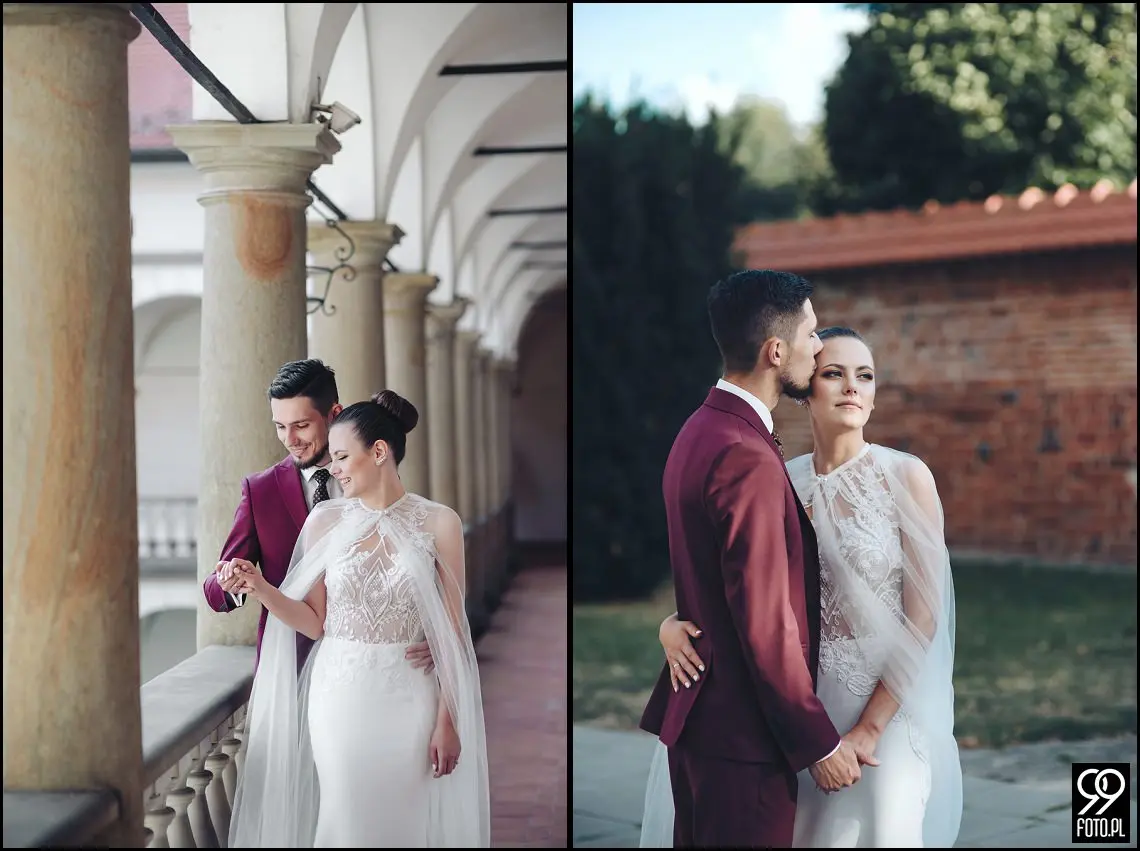 plener ślubny niepołomice, plener ślubny Zamek Króleski w Niepołomicach