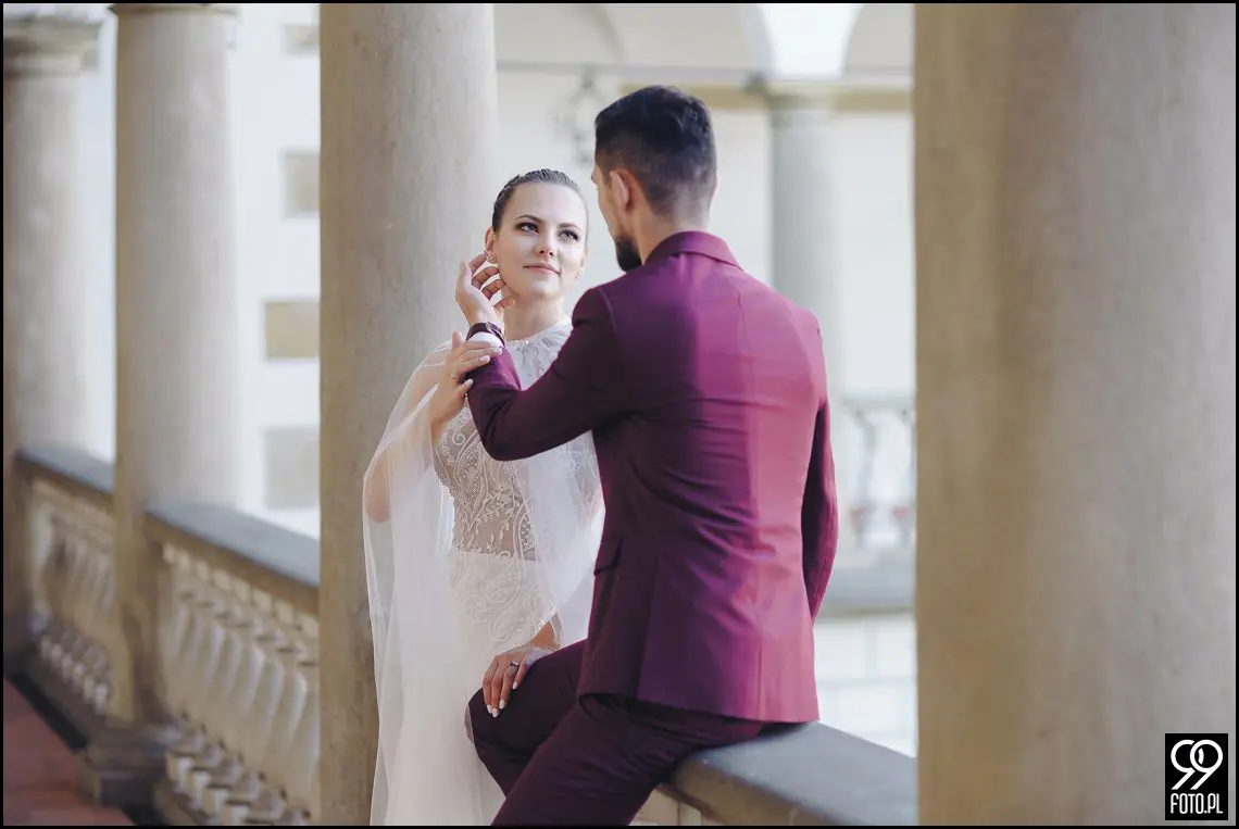 plener ślubny niepołomice, plener ślubny Zamek Króleski w Niepołomicach