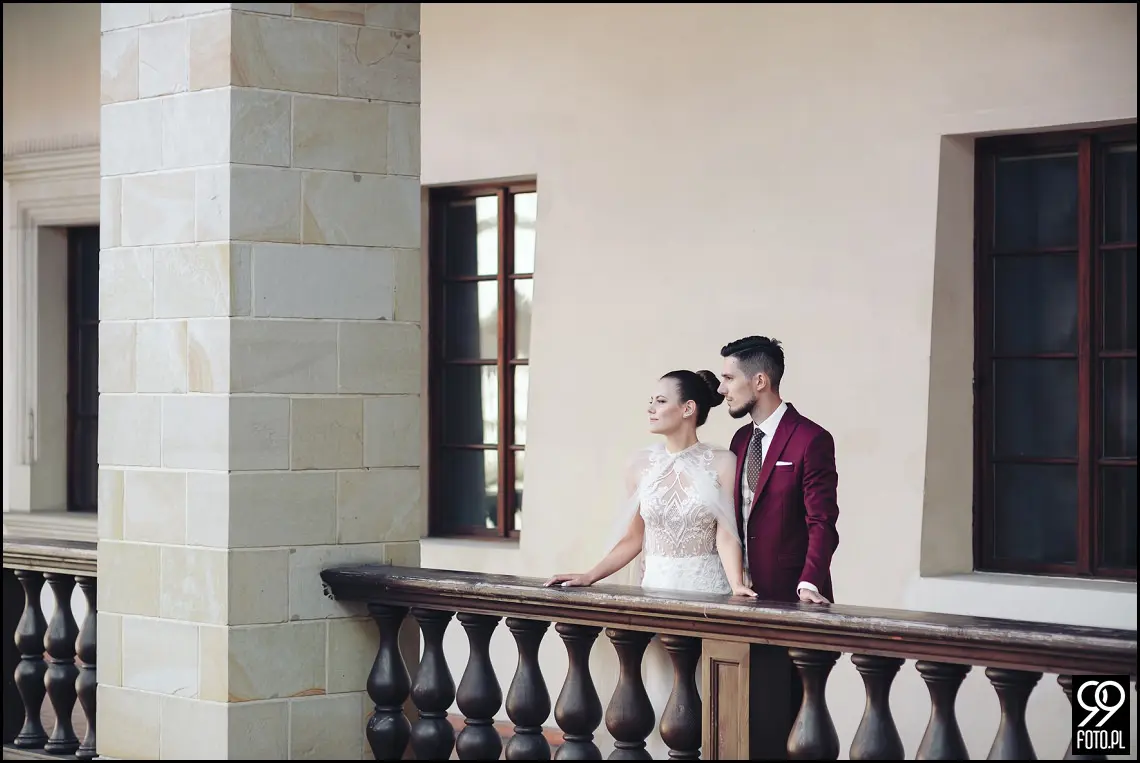 plener ślubny niepołomice, plener ślubny Zamek Króleski w Niepołomicach