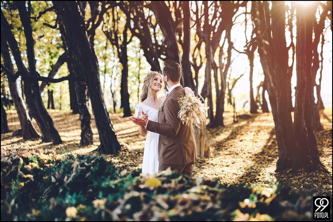 plener ślubny w Krakowie, Park Mogilany, Opactwo Benedyktynów Tyniec, sprawdzone miejsce plenerowe