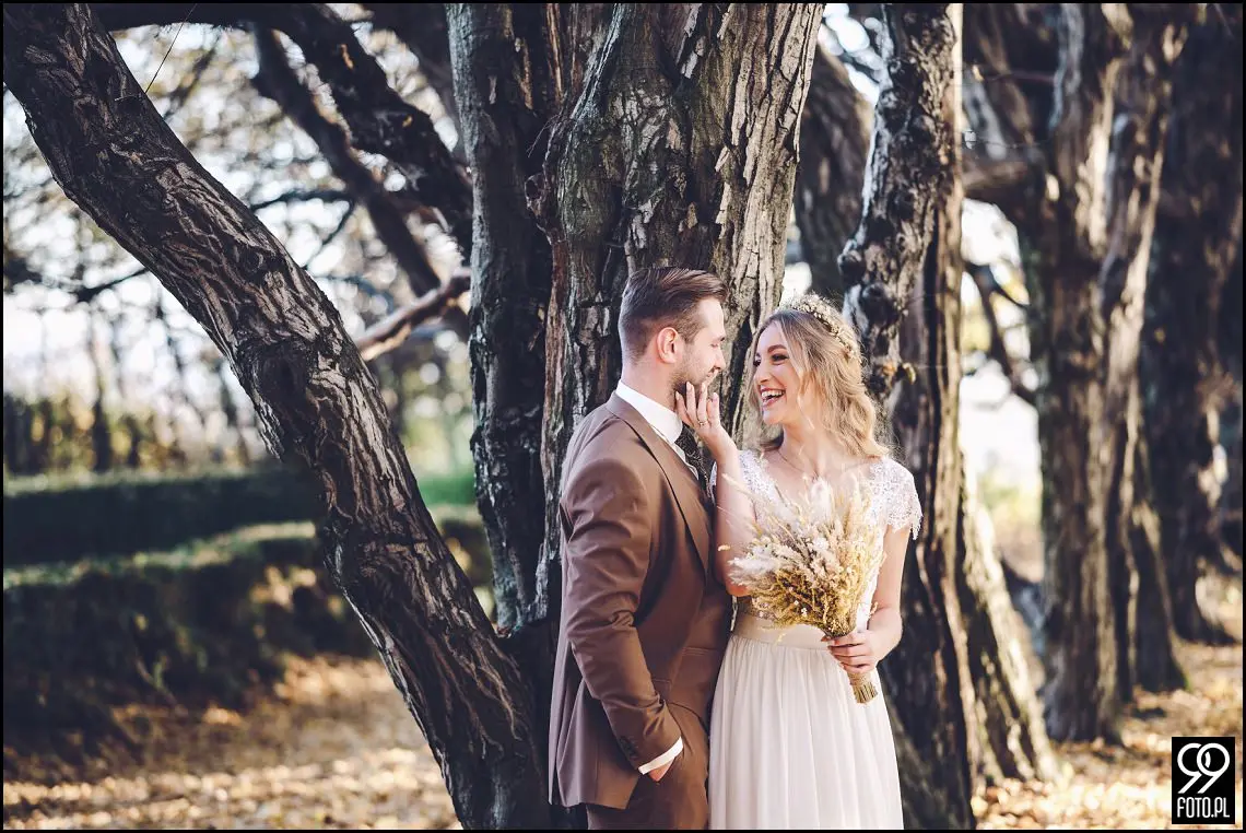 plener ślubny w Krakowie, Park Mogilany, Opactwo Benedyktynów Tyniec, sprawdzone miejsce plenerowe