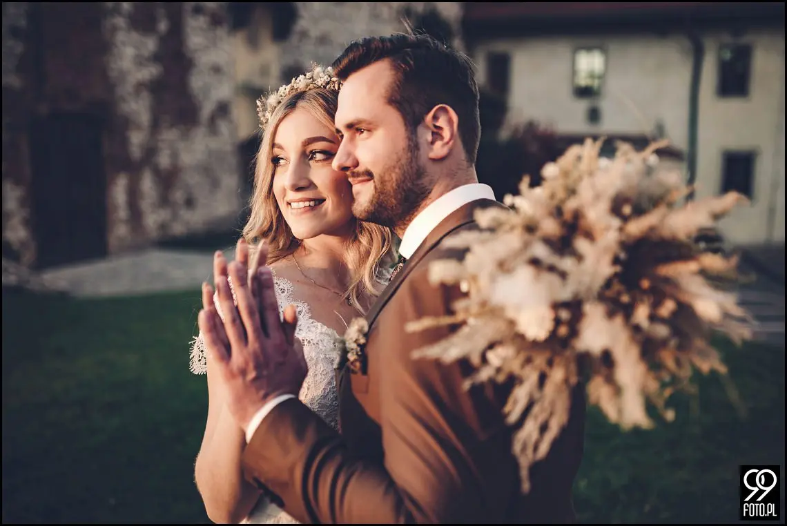 plener ślubny w Krakowie, Park Mogilany, Opactwo Benedyktynów Tyniec, sprawdzone miejsce plenerowe