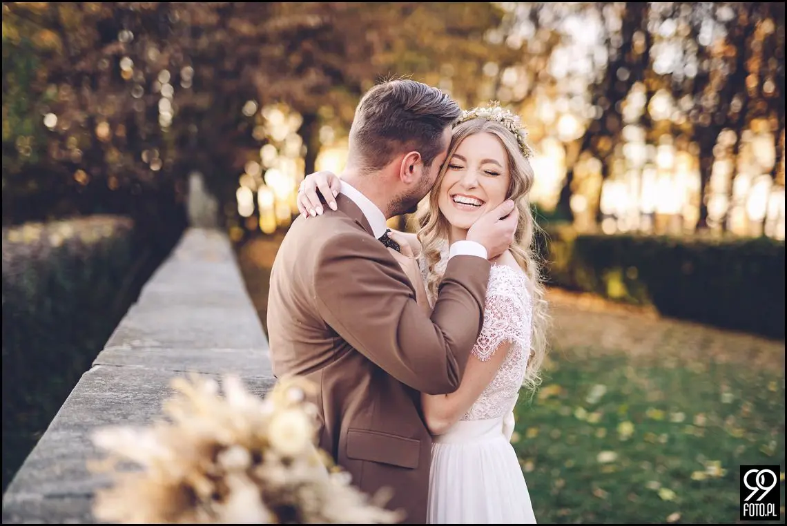 plener ślubny w Krakowie, Park Mogilany, Opactwo Benedyktynów Tyniec, sprawdzone miejsce plenerowe