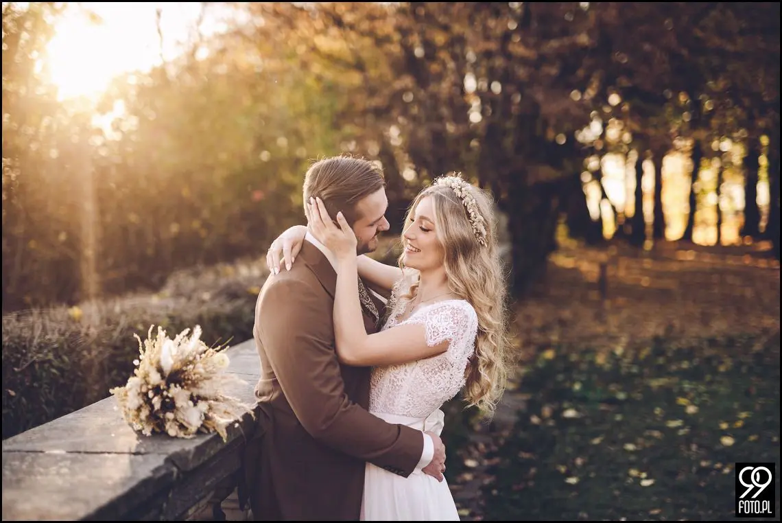 plener ślubny w Krakowie, Park Mogilany, Opactwo Benedyktynów Tyniec, sprawdzone miejsce plenerowe