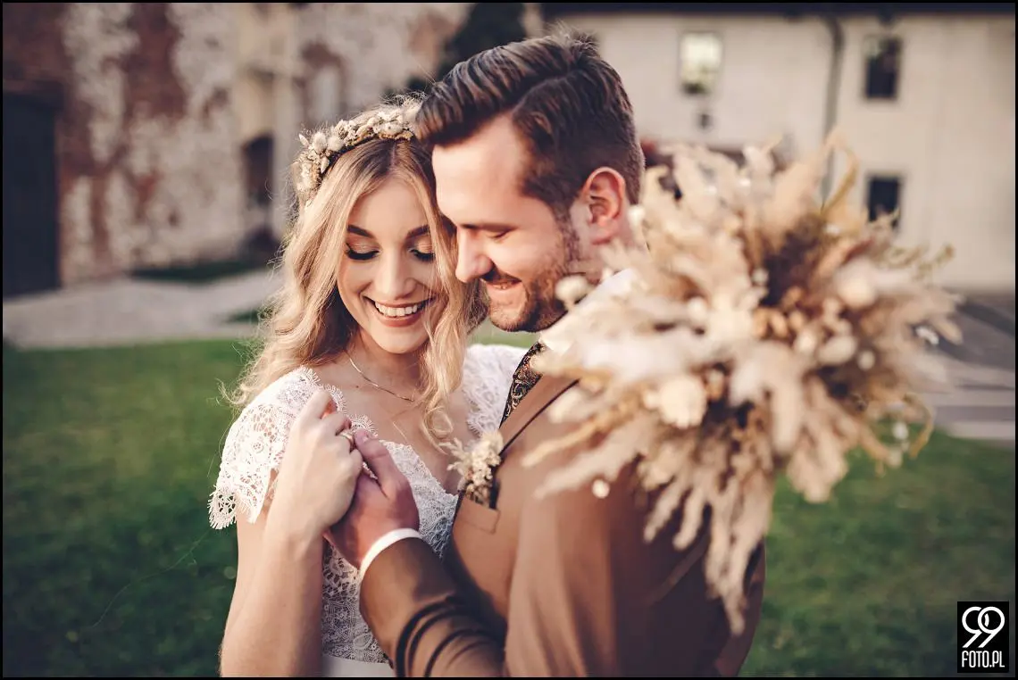 plener ślubny w Krakowie, Park Mogilany, Opactwo Benedyktynów Tyniec, sprawdzone miejsce plenerowe