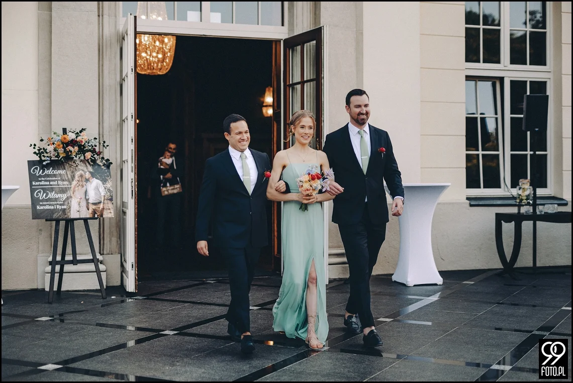 Pałac Goetz, ślub humanistyczny, amerykańskie wesele w Polsce