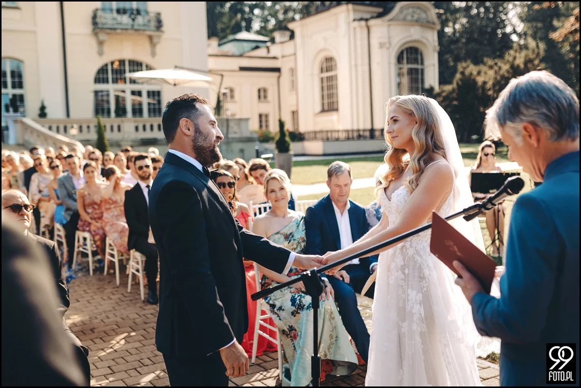 Pałac Goetz, ślub humanistyczny, amerykańskie wesele w Polsce