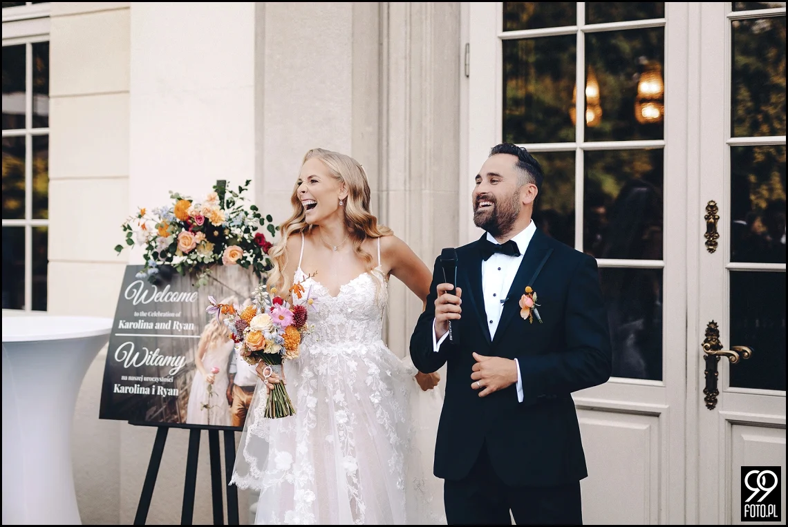 Pałac Goetz, ślub humanistyczny, amerykańskie wesele w Polsce