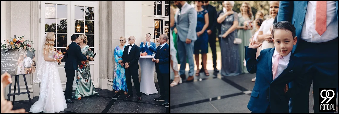 Pałac Goetz, ślub humanistyczny, amerykańskie wesele w Polsce