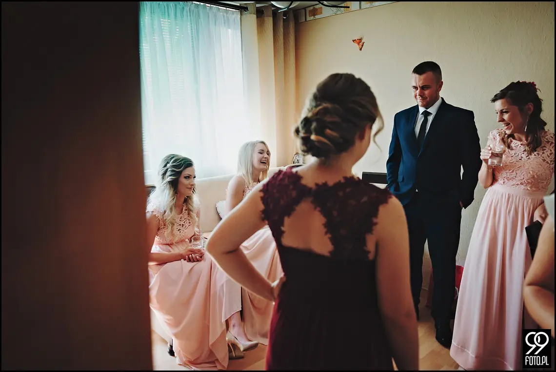 Reportaż ślubny Hotel Junior Kraków, fotograf na wesele Skawina