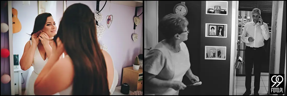 Reportaż ślubny Hotel Junior Kraków, fotograf na wesele Skawina