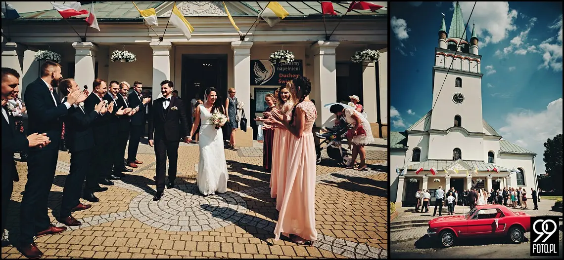 Reportaż ślubny Hotel Junior Kraków, fotograf na wesele Skawina