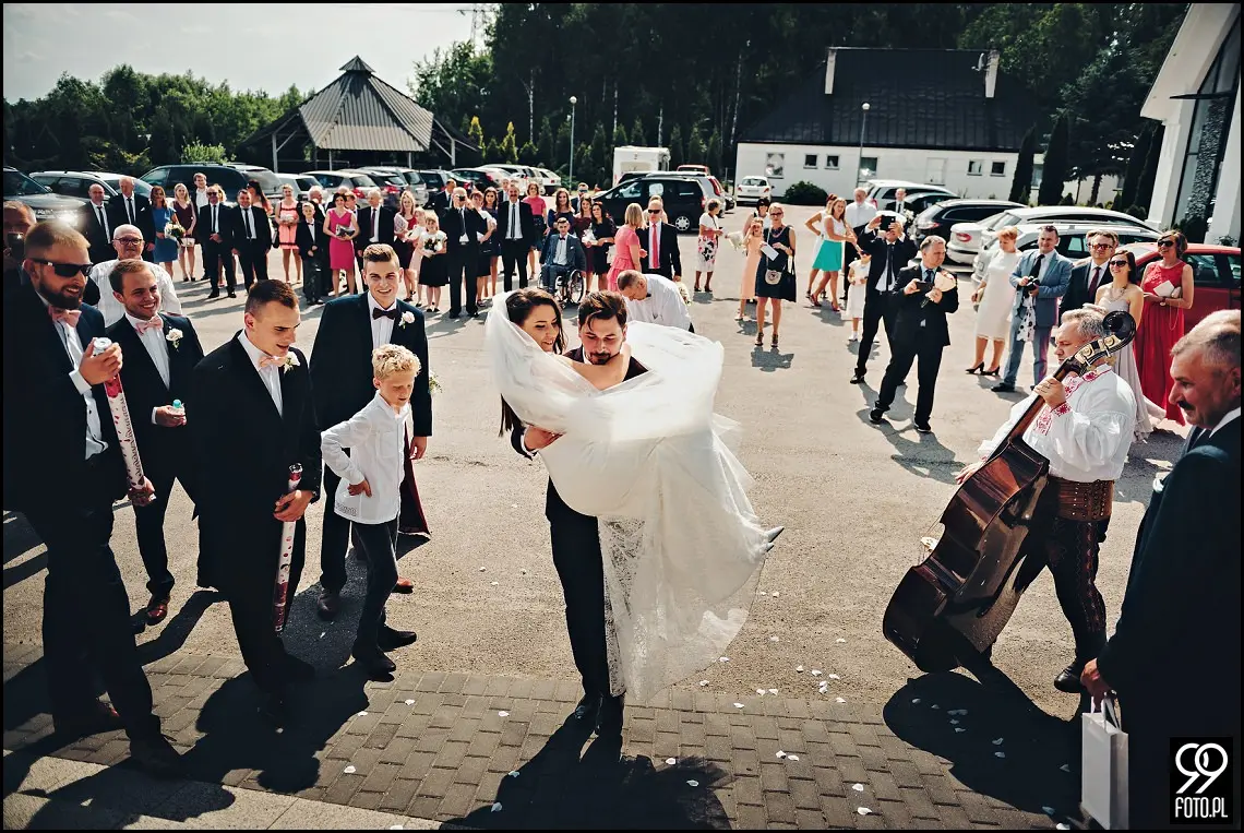 Reportaż ślubny Hotel Junior Kraków, fotograf na wesele Skawina