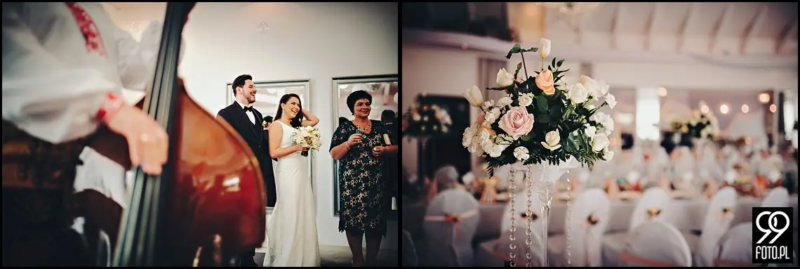 Reportaż ślubny Hotel Junior Kraków, fotograf na wesele Skawina
