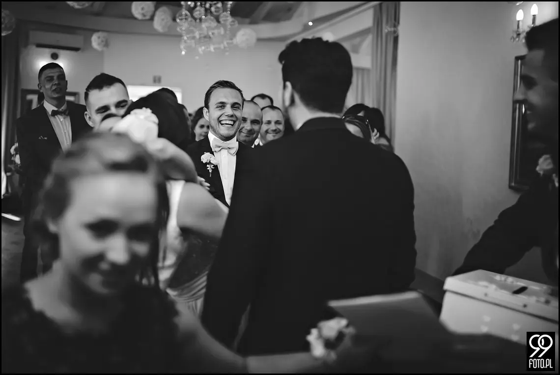 Reportaż ślubny Hotel Junior Kraków, fotograf na wesele Skawina