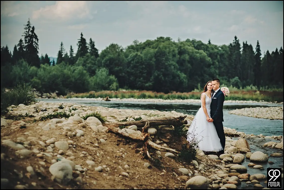 fotograf ślubny sucha beskidzka, restauracja magnolia budzów, sesja zdjęciowa tatry