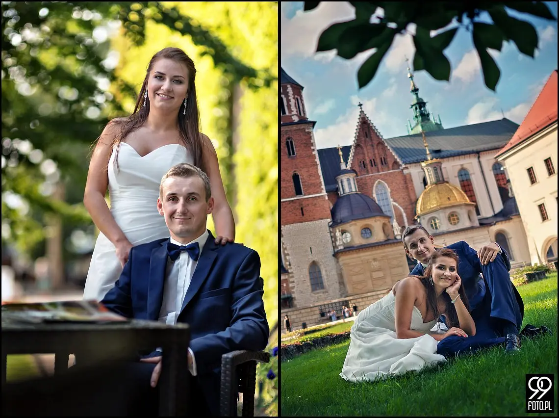 sesja ślubna kazimierz,zdjęcia ślubne na wawelu,fotograf na ślub kraków