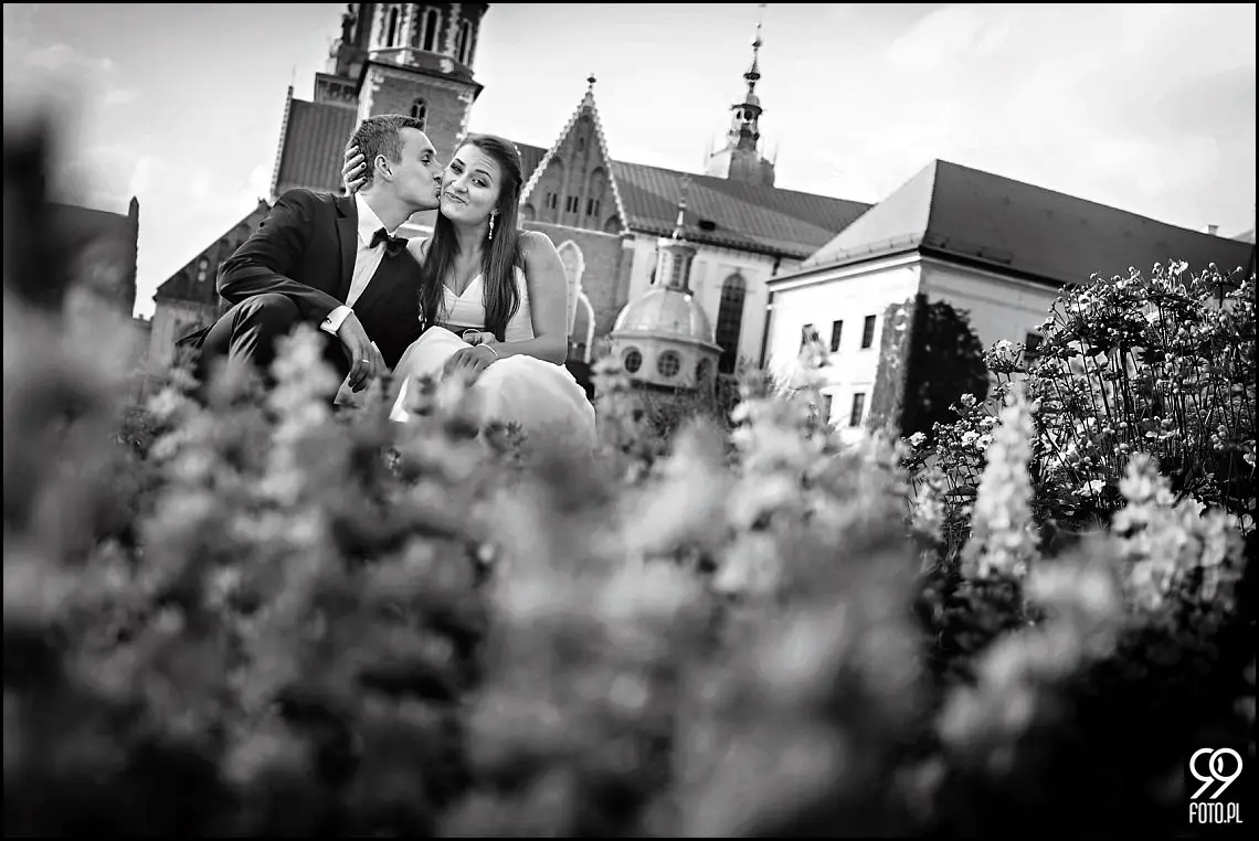 sesja ślubna kazimierz,zdjęcia ślubne na wawelu,fotograf na ślub kraków