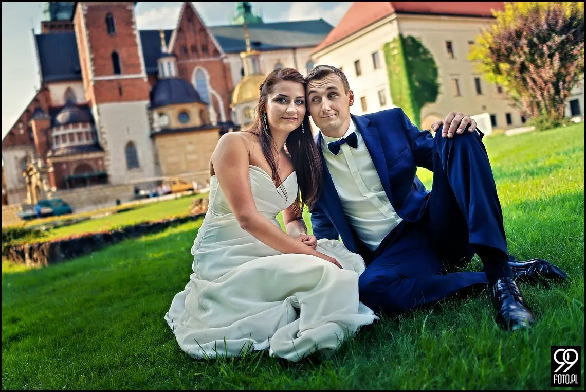 sesja ślubna kazimierz,zdjęcia ślubne na wawelu,fotograf na ślub kraków