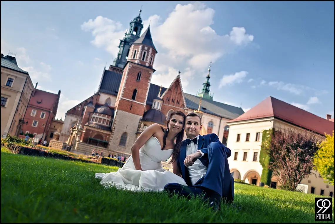sesja ślubna kazimierz,zdjęcia ślubne na wawelu,fotograf na ślub kraków