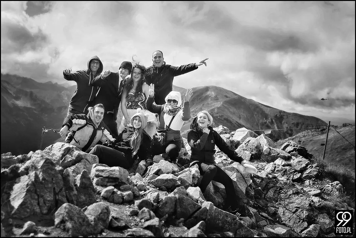 zdjęcia ślubne kasprowy wierch,plener ślubny zakopane