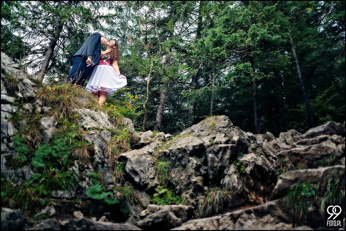 zdjęcia ślubne kasprowy wierch,plener ślubny zakopane