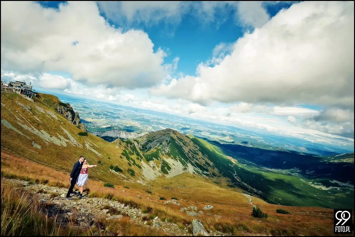 zdjęcia ślubne kasprowy wierch,plener ślubny zakopane