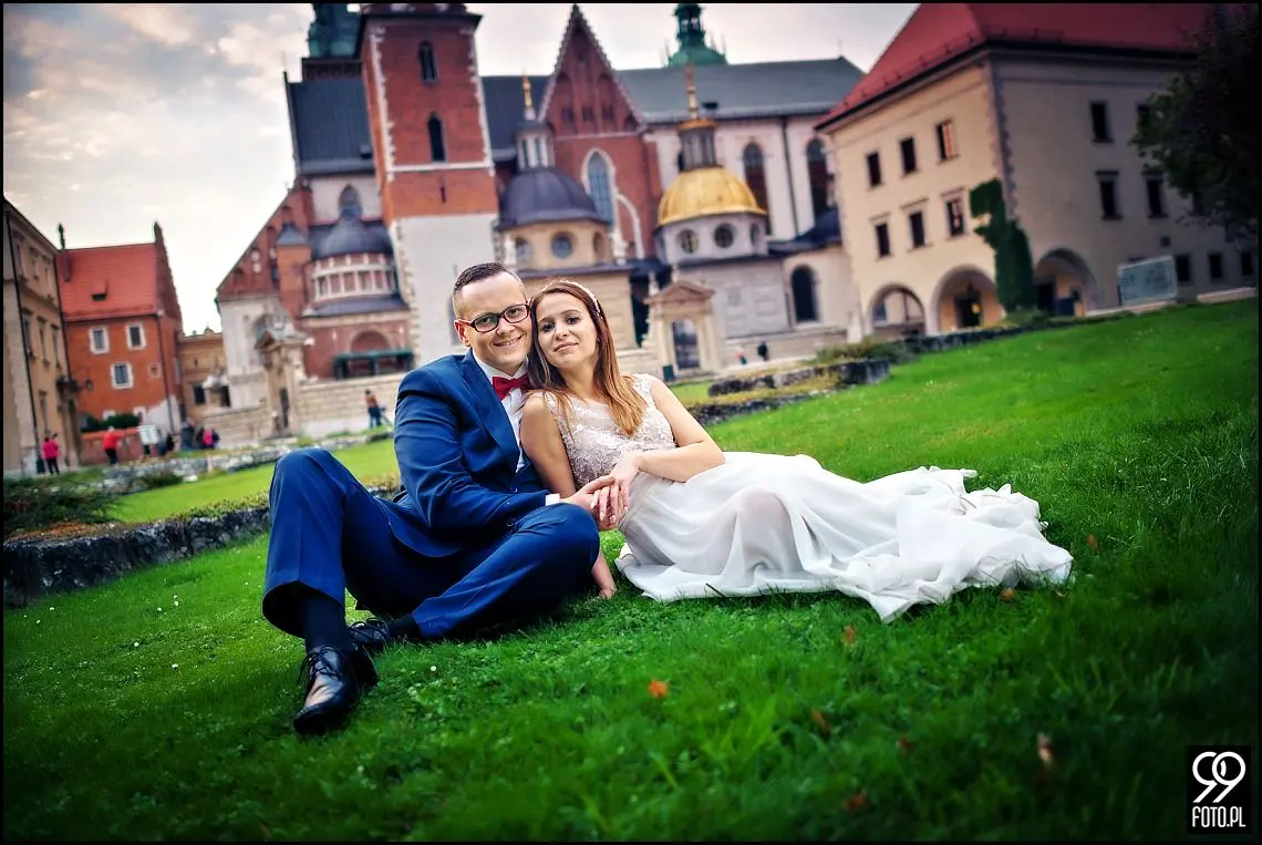 plener ślubny krakowski rynek,zdjęcia ślubne wawel