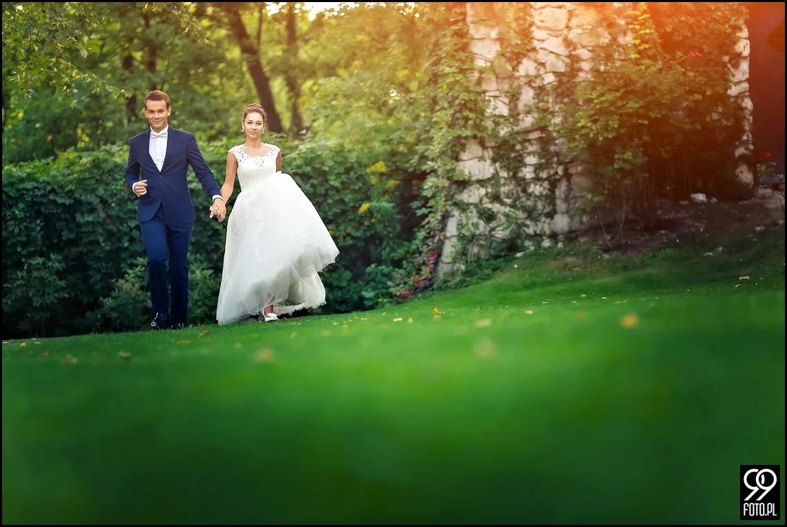 plener ślubny kraków,zdjęcia ślubne kładka bernatka