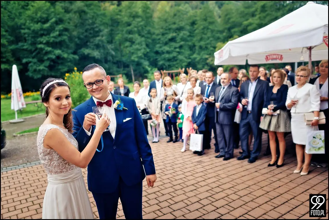 fotograf na wesele kraków,zdjęcia ślubne w restauracji zajazd polesie