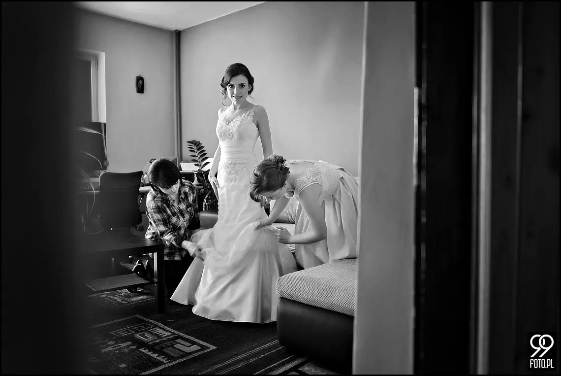 zdjęcia ślubne gościniec branicki, fotograf na wesele kraków, reportaż ślubny kraków