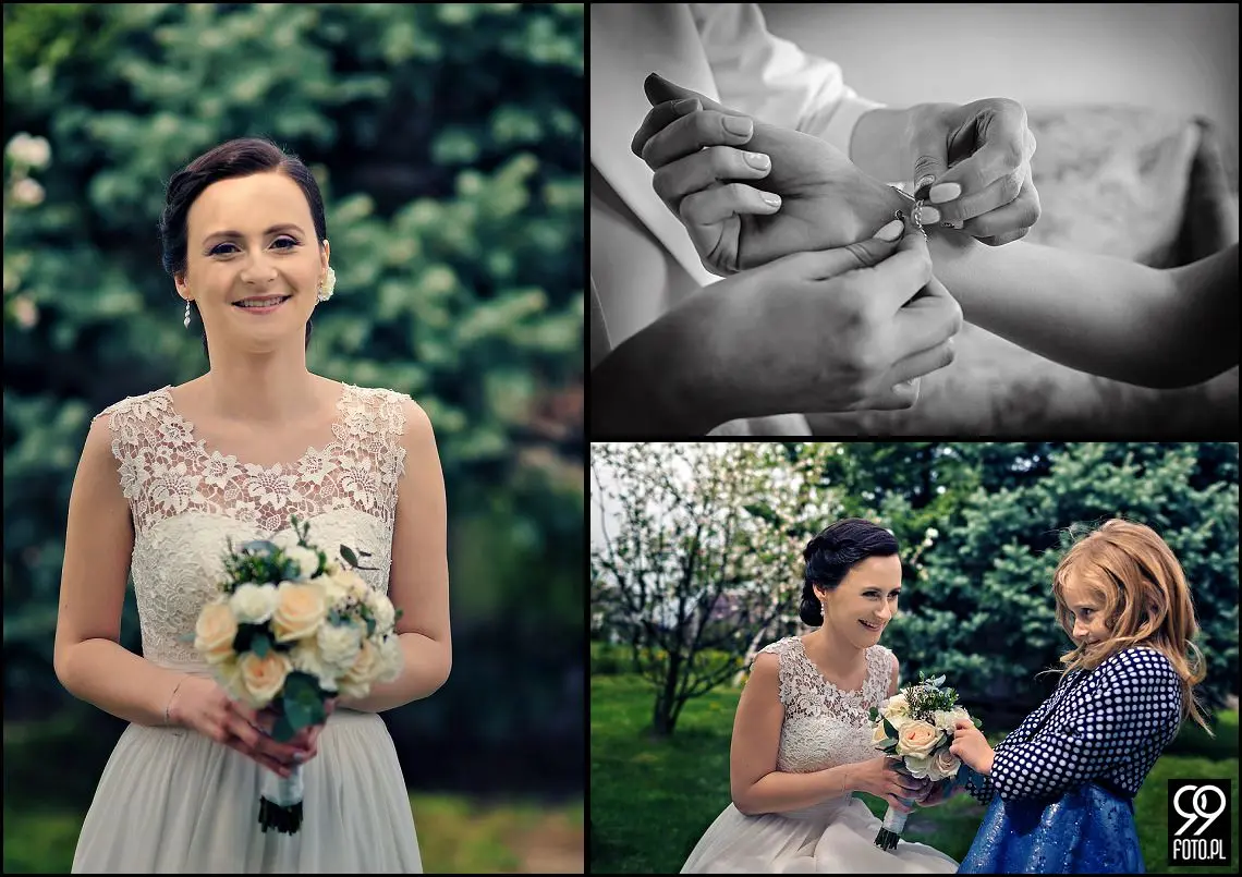 fotograf na wesele tarnów, fotograf na wesele willa podlesie, reportaż ślubny kraków
