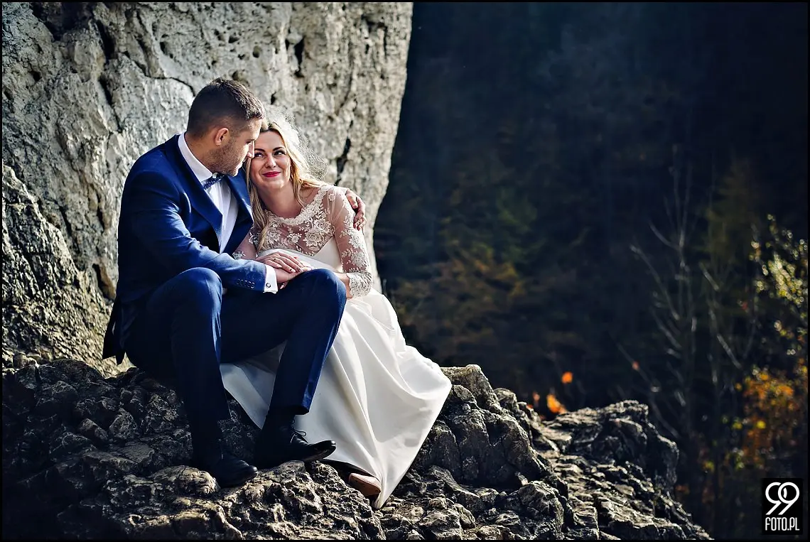 sesja ślubna pieskowa skała,plener ojców