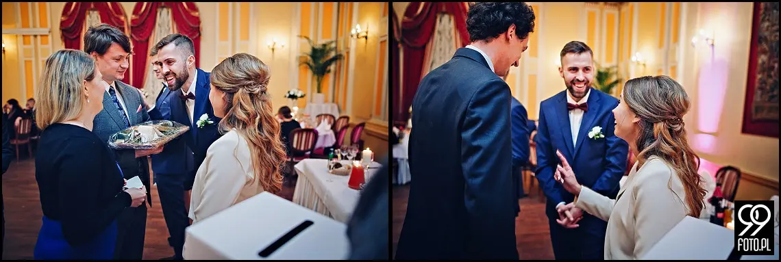 reportaż ślubny kościół Świętej anny kraków,zdjęcia ślubne hotel europejski